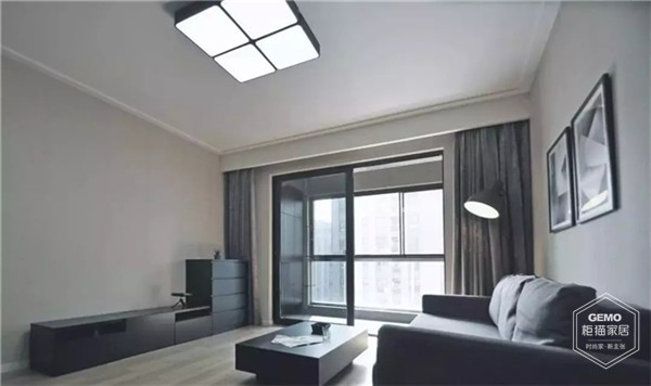 黑白調(diào)客廳設計