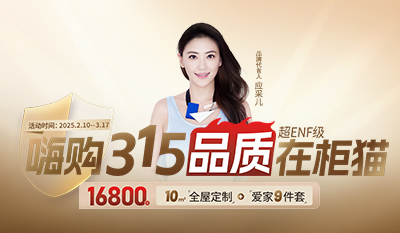 嗨購(gòu)315，品質(zhì)柜貓699元/㎡裝新家
